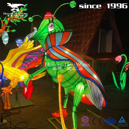 自贡彩灯文化灯会制作厂家纯手工定制生产各类主题彩灯夜游产品