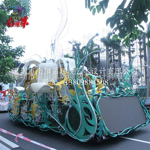 大型户外巡游花车制作景点彩车彩船花灯特色文化节适用景区