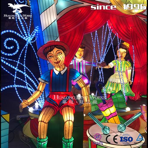 卡通动漫主题夜游灯会彩灯纯手工制作儿童亲子互动游乐拍照模型