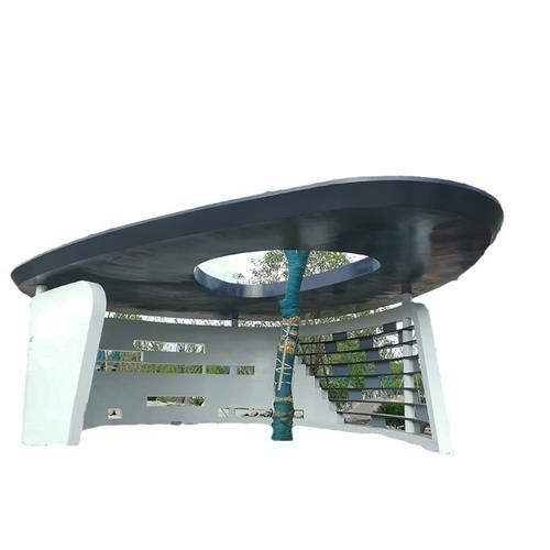 不锈钢廊架雕塑大型户外广场景区凉亭中式钢结构遮阳亭子景观雕塑