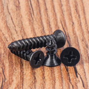 盖驰碳钢黑色平头自攻螺丝KA十字沉头木牙螺丝钉M1M2M3.5M4M5M6