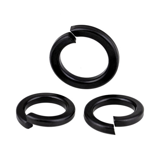 发黑弹簧垫圈 黑色开口垫圈