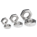 304不锈钢六角薄螺母螺丝帽螺帽M2M2.5M3M5M10M16M22M27M48M52