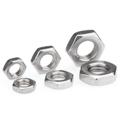 304不锈钢六角薄螺母螺丝帽螺帽M2M2.5M3M5M10M16M22M27M48M52