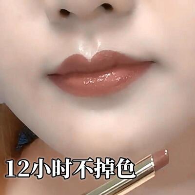 李佳琪推荐正品不掉色不沾杯肉桂奶茶色口红雨衣素颜显白防水滋润