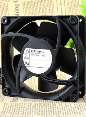 12038风机 TYP4650N 220V 18W全金属耐高温散热风扇