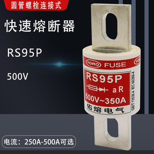 300A 250A 350A 400A 500V 佑熔 500A保险管250V 快速熔断器RS95P