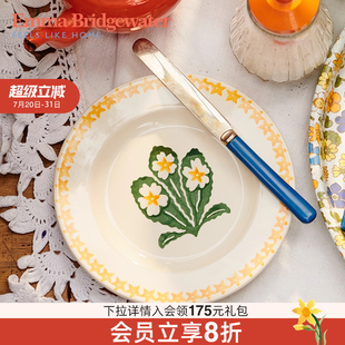 Bridgewater月见草 Emma 6.5英寸盘陶瓷家用餐具emmabrigewater