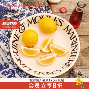 Bridgewater黑吐司轻奢意面碗餐碗釉下彩高级emmabrigewater Emma