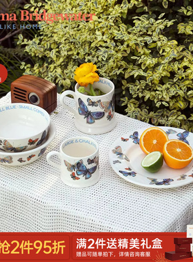 Emma Bridgewater马克杯咖啡水杯蓝蝴蝶emmabrigewater新年礼物