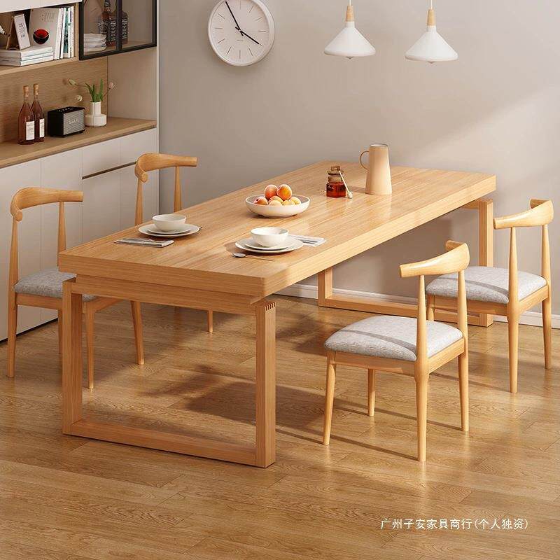 新中式书法桌实木腿书桌家用毛笔书画桌案台书房写字桌简易国学桌