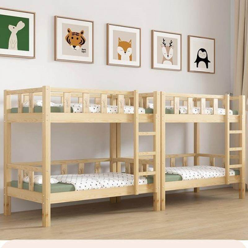 托管班学生专用双层床上下铺儿童学生午睡床实木环保无甲醛