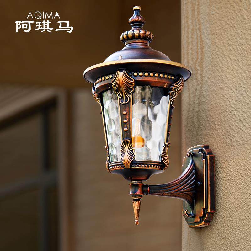 户外壁灯防水庭院墙灯led别墅大门灯超亮家用室外欧式阳台墙壁灯