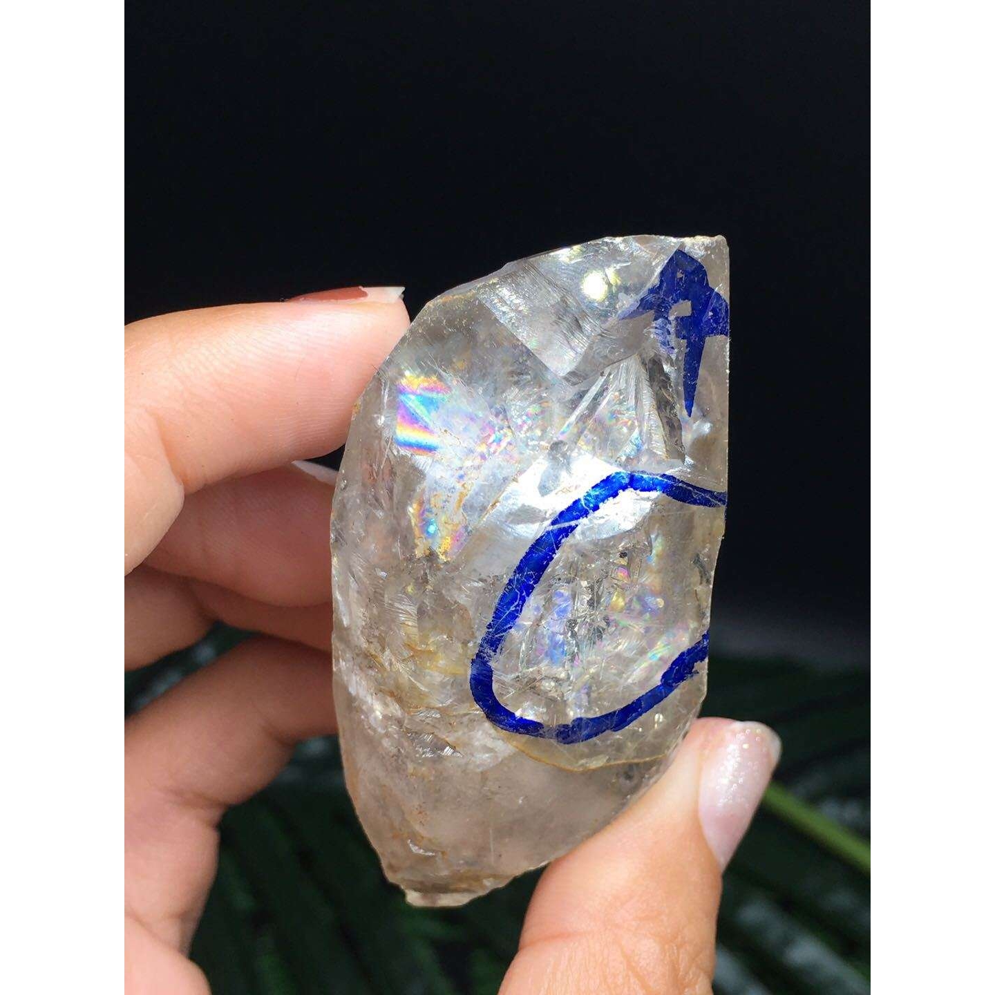 赫尔基蒙水晶（闪灵钻）Herkimer Diamond天然白水晶彩虹晶体
