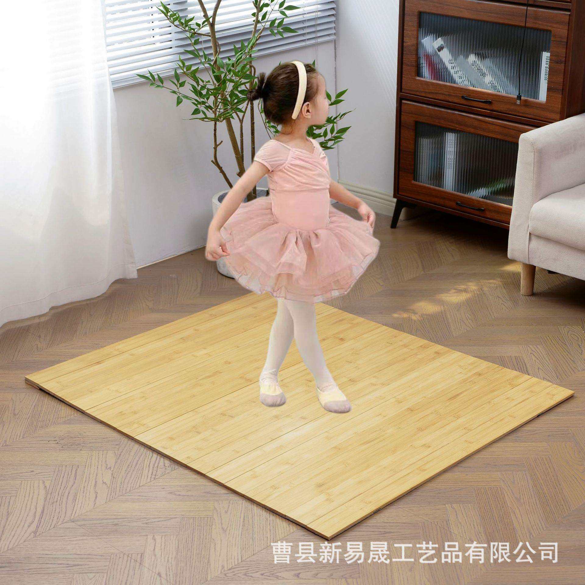 木质踢踏舞垫适用于芭蕾爵士舞蹈地板可折叠便携式家用舞蹈地板