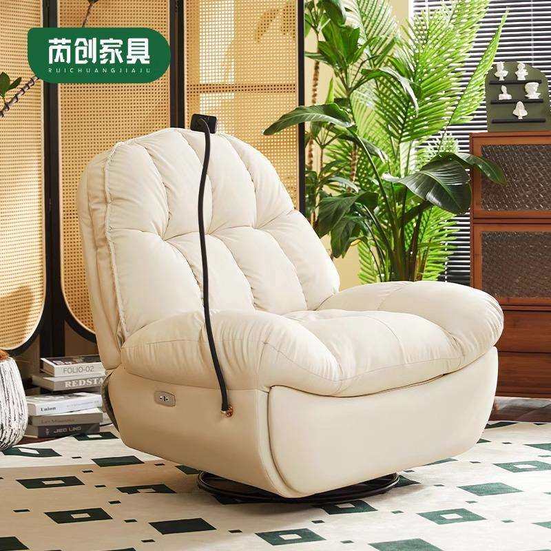 多功能懒人沙发电动可睡可躺太空舱单人沙发椅摇摇椅头等舱旋转椅