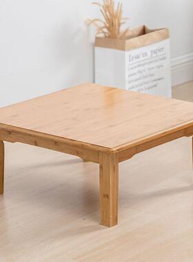 炕桌茶桌实木飘窗桌子床桌小茶几小方谷无从