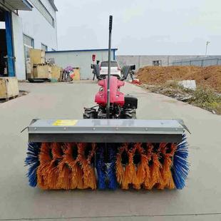 手扶小型全齿轮扫雪机毛刷清雪机一机多用汽油大马力铲雪机