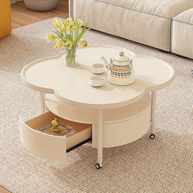 奶油风茶几小户型客厅家用网红创意2025新款带轮可移动阳台茶几桌,畜牧/养殖物资,畜牧/养殖器械,淘宝优惠券,粉丝福利购,淘宝优惠卷