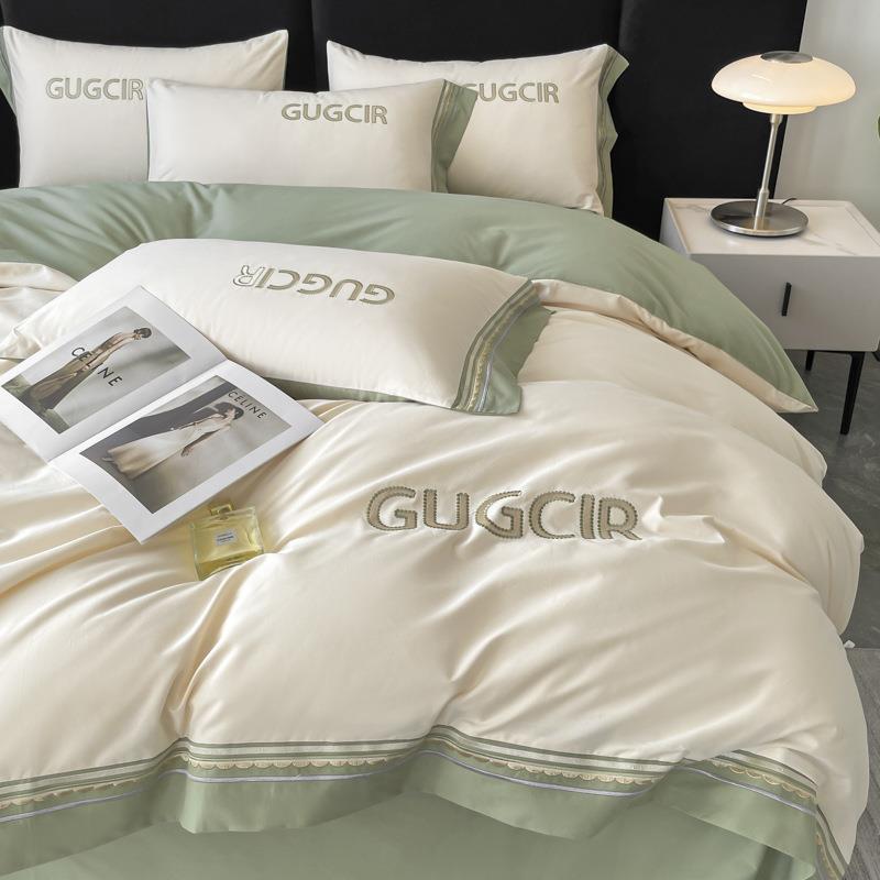 A类100支纯棉磨毛四件套全棉加厚保暖床单被套秋冬季裸睡床上用品