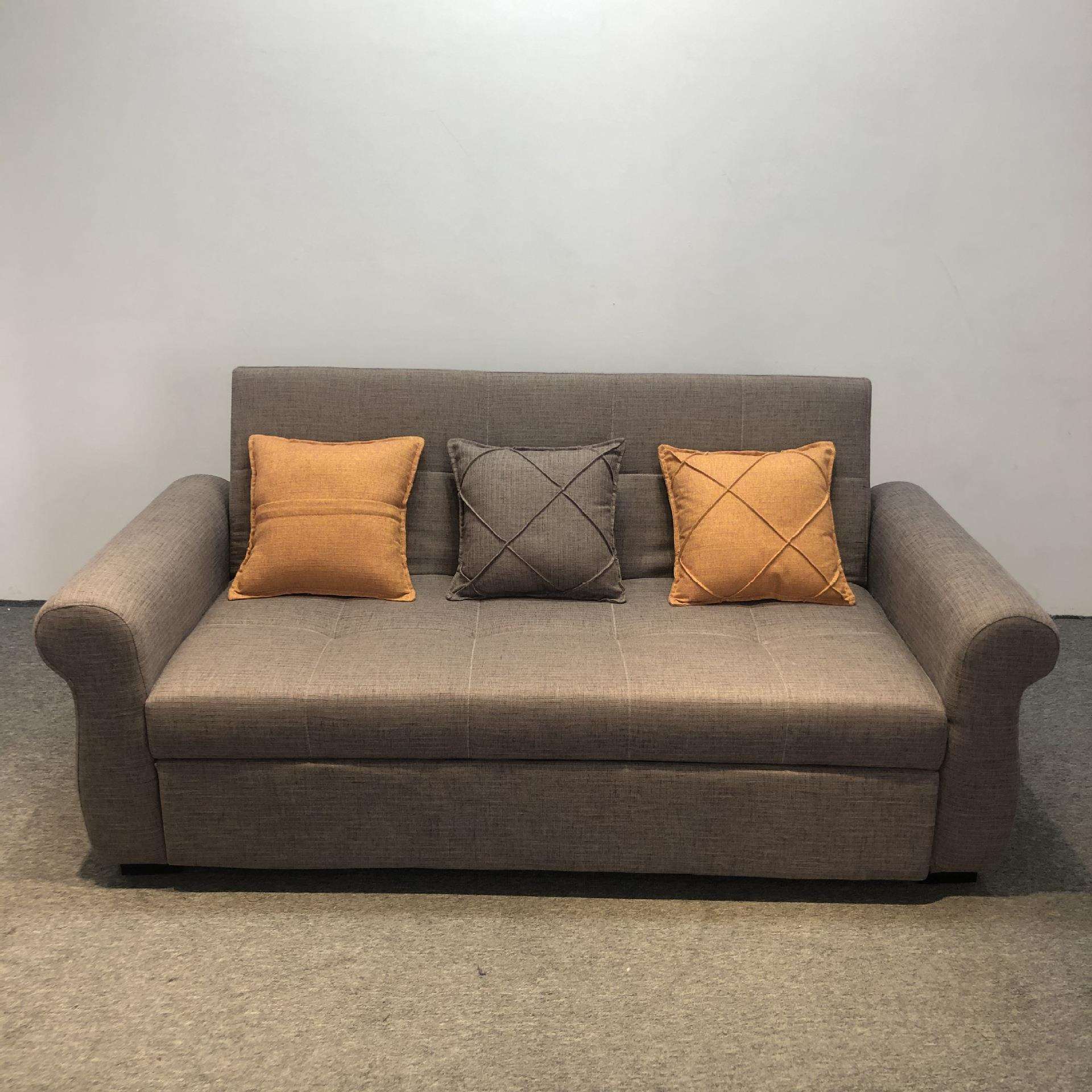 折叠布艺直排沙发床中小户型客厅卧室坐卧两用多功能沙发床