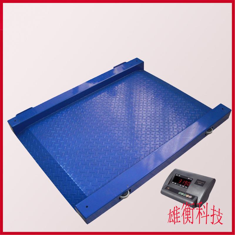 自带双引坡低称重台面电子地磅2000kg/500G称推车电子地磅