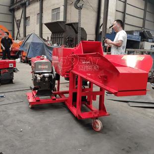 8爪秸秆揉丝机家用青草粉碎机牛羊草料切碎机