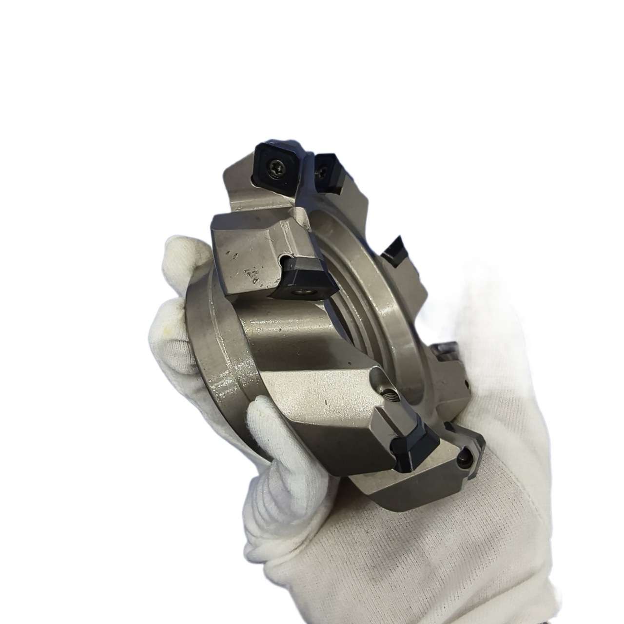 90度快进给刀盘 内冷铣刀盘MFWN08重切削双面六角立铣刀盘WNMU08