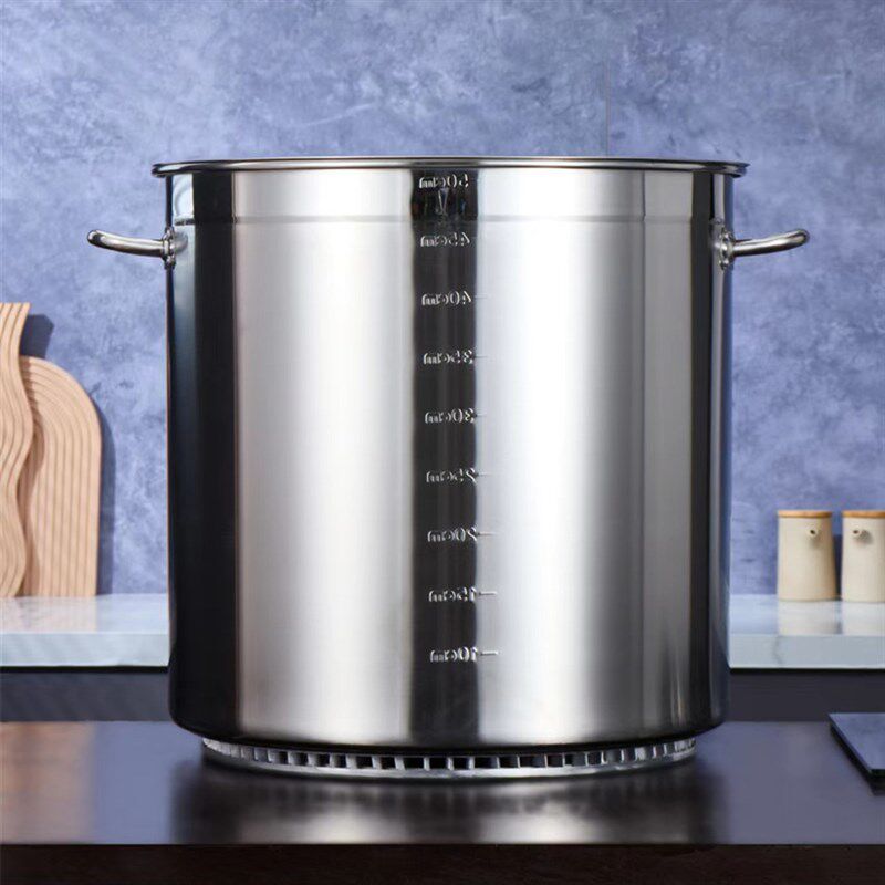 304翅片节能汤桶带盖不锈钢桶商用汤锅熬汤桶卤桶肉卤熟食卤现货