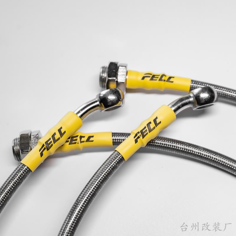 汽车ap卡钳通用fecc钢喉gt6卡钳brembo18z刹车f50f40卡钳钢喉油管