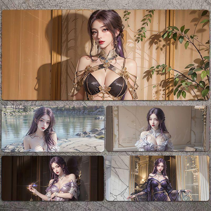 性感云曦鼠标垫动漫超大号完美世界禁欲系宿舍键盘垫书桌垫子定制