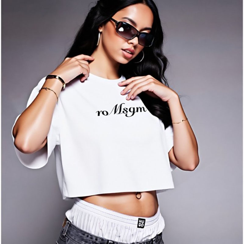 MSGM女士甜辣圆领短裤短袖,女装/女士精品,T恤,淘宝优惠券,粉丝福利购,淘宝优惠卷