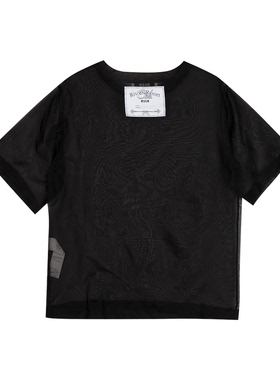 MSGM opening ceremony白色棉质空白短袖T恤-图案美国奥莱