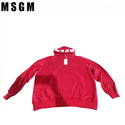孤品特价MSGM时尚休闲舒适百搭潮流男士连帽卫衣