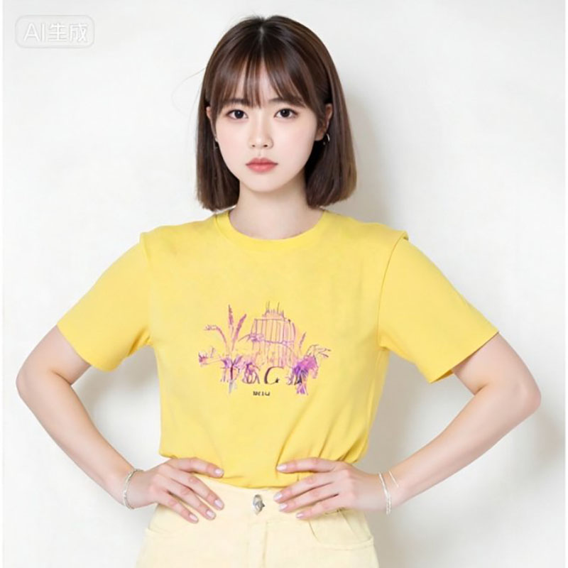 圆领短袖全新未使用女士