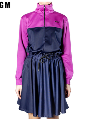 MSGM潮牌时尚运动休闲长袖连衣裙