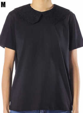 MSGM女士复古蕾丝T恤