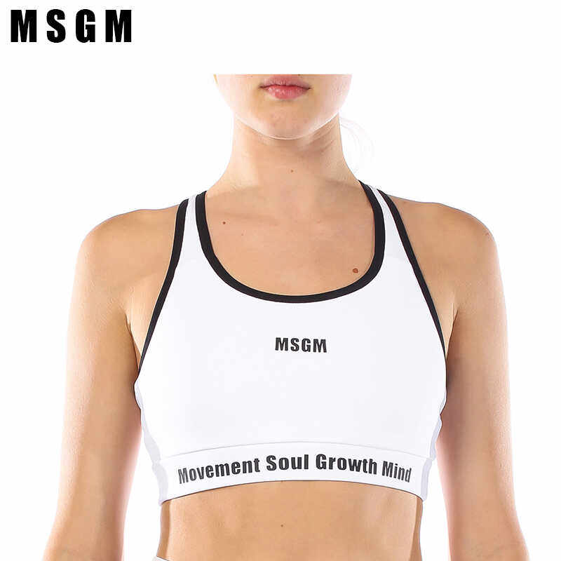 孤品特价MSGM女士运动背心
