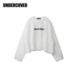 UNDERCOVER纯色圆领套头宽松长袖 卫衣