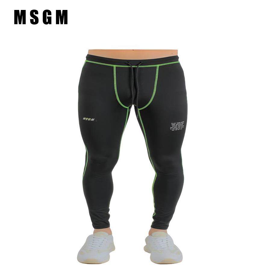 轻薄简约运动紧身裤透气跑腿