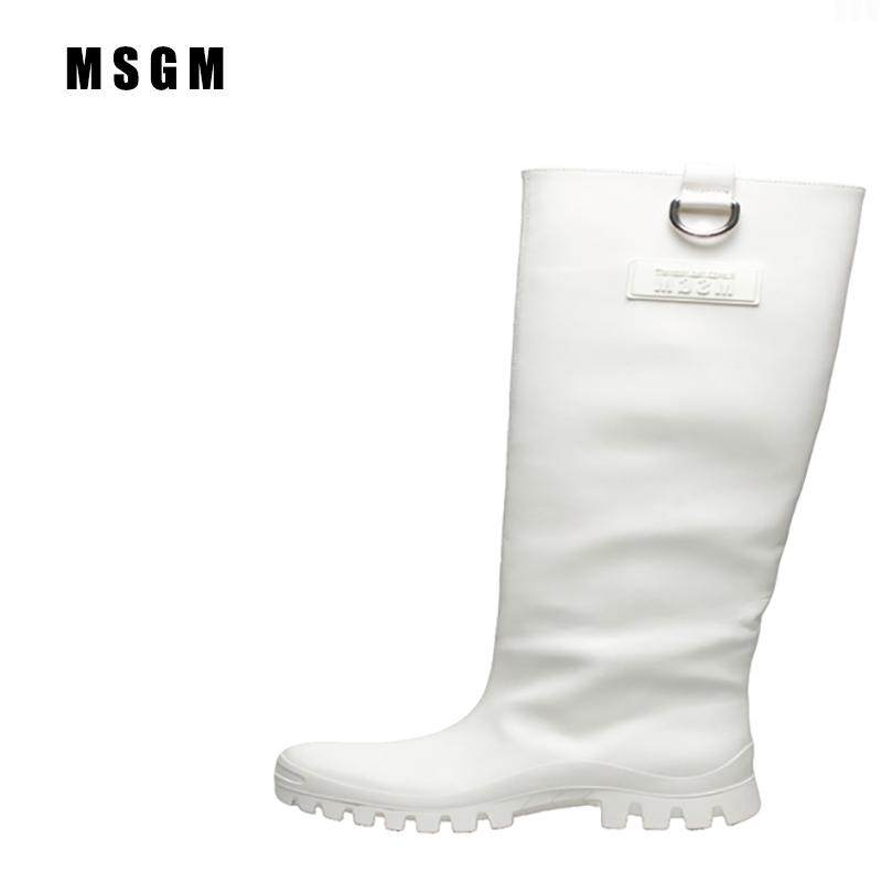 舒适休闲女士黑色聚氨酯靴子百搭