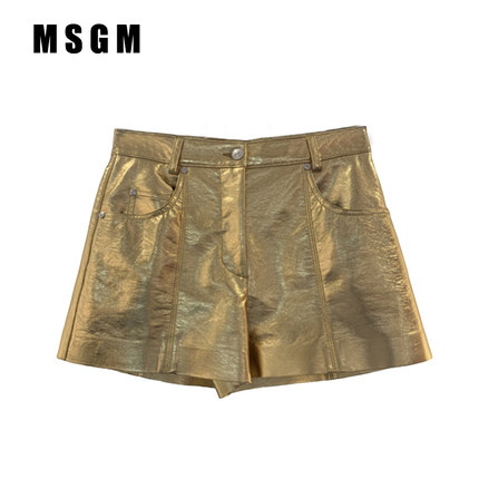 孤品特价MSGM时尚休闲舒适百搭潮流女士短裤