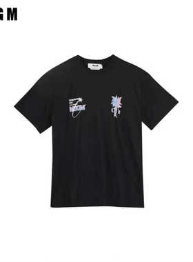 MSGM纯棉情侣T恤