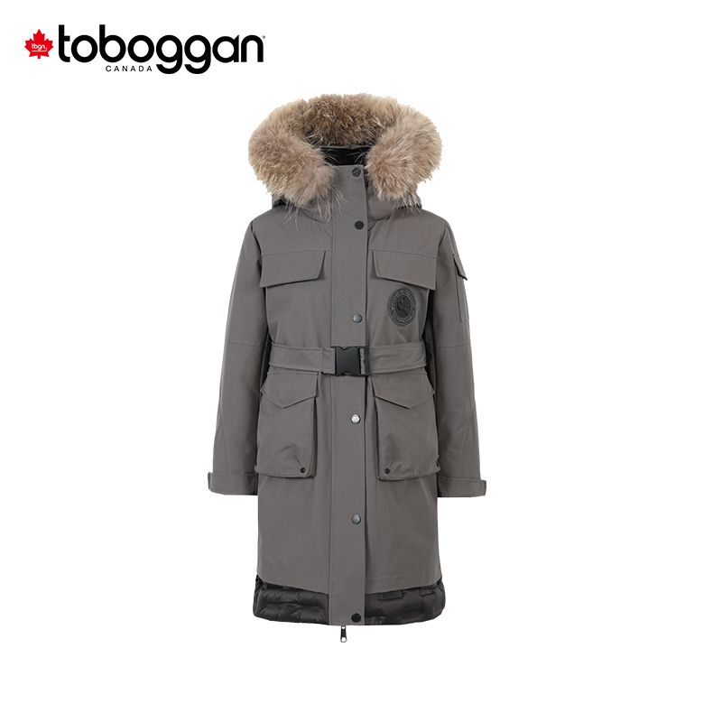 保暖户外中长时尚休闲羽绒服