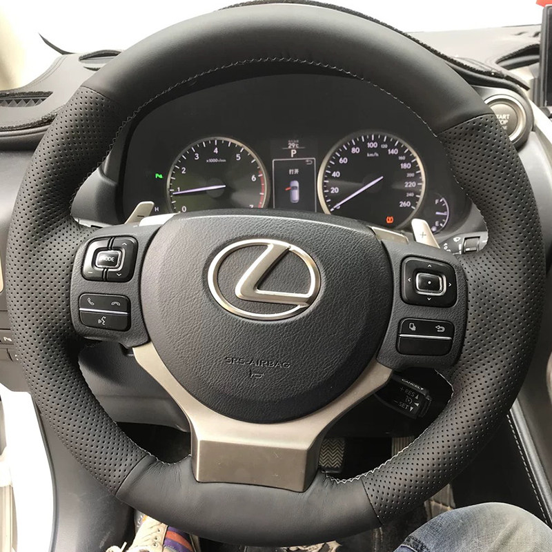 适用于雷克萨斯IS NX CT方向盘套真皮把套手缝专车专用全包款内饰
