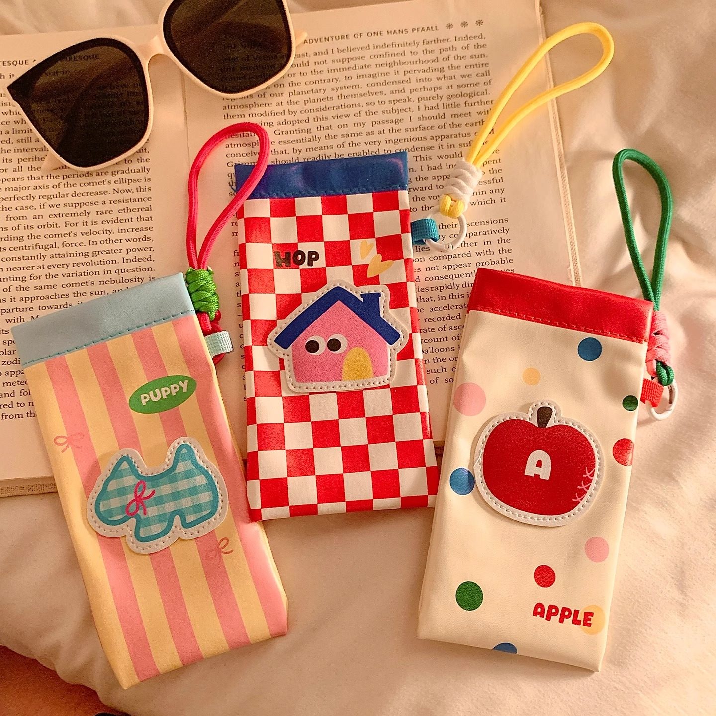 多巴胺可爱眼镜袋女太阳镜墨镜收纳包便携式眼镜抗压保护收纳包