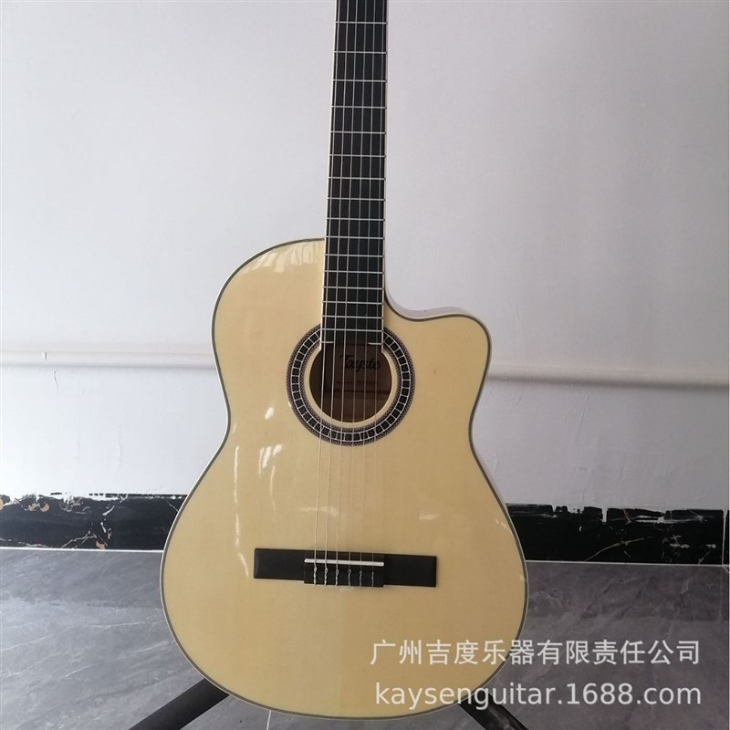 速发热卖新款超薄款古典吉他 寸 云杉木面板 JITA初学入门考级吉