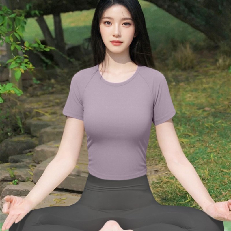 好货瑜伽服女2025新款大码绝美透气遮肚子专业普拉提训练运动健身