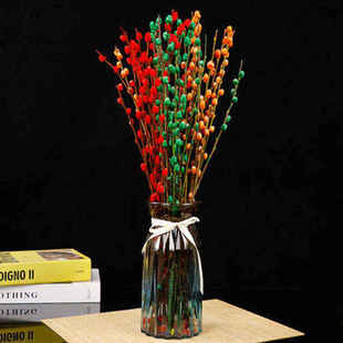 水插花卉水养插水干花银柳枝盆栽彩柳装饰摆件新房福桶材料招财