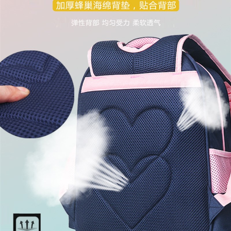 一年级入学书包女小学生软轻便网红男童女童减负护脊女孩超轻儿童